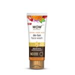 WOW Skin Science Ubtan Cleansing Face Wash | Turmeric & Saffron | All Skin Types | Clear, Glowing Skin | 100% Vegan | Paraben & Sulphates Free | For Women & Men | 100 ml