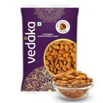 Amazon Brand - Vedaka 100% Natural California Almonds | 500 G | Badam Giri| High In Fiber |Rich In Protein And Dietary Fibre| Nuts & Dry Fruits