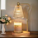 Candle Warmer Lamp with Timer and Dimmer Adjustable Height, Candle Warmer for Scented Jar Candles Home Decor Christmas Gifts