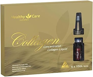 Healthy Care Concentrated Collagen Liquid - Advanced Formula For Extended Skin Moisturization - All Natural Ingredients - Silver - Pack of 6