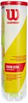 Wilson Tennis Balls, Champ Extra Duty, 4-pack Can, for All Surfaces, Yellow, Wrt110000