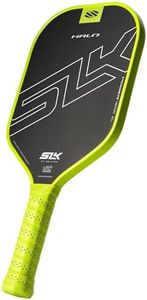 Selkirk SLK Halo Power XL Pickleball Paddle | Raw Carbon Fiber Pickleball Paddle with a Rev-Core Power Polymer Core | The Pickleball Paddle Designed for Ultimate Spin & Power | Green