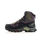 Salomon Quest Element Gore-Tex Men's Backpacking Shoes, Athletic inspiration, All-terrain stability, and Outdoor essentials, Black, 9