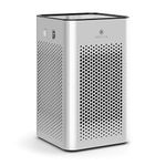 Medify MA-25 Air Purifier with True HEPA H13 Filter | 251.5 m² Coverage in 1hr for Allergens, Smoke, Wildfires, Odors, Pollen, Pet Dander | Quiet 99.9% Removal to 0.1 Microns | Silver, 1-Pack