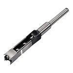 Square Hole Drill Bit Woodworking Mortiser Drill Bit Steel Hardness Mortising Chisel Set 3/4inch 19mm