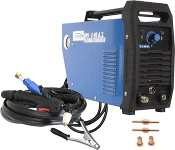 Güde Plasmaschneider GPS-E 40 A.2 (Inverter Hochfrequenz-Plasmaschneider 15-40 A, 230 V, für Bleche und Stahl, Schnittstärke bis 12 mm, 3-6 bar, inkl. Druckmindereinheit mit Manometer uvm.)