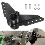 Hihitomorrow Steering Triangle Mounting Bracket Replacement Parts Kit Fit for Newport NK-180S Brushless Kayak Trolling Motors, Black Mounted Steering Bracket