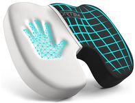 FORTEM Office Chair Cushion, Memory Foam Seat Cushion, Non Slip Sitting Pillow for Gaming, Car Seat, Computer Chair Pad, Sciatica and Tailbone Support, Washable Cover
