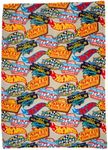 Franco Hot Wheels Kids Bedding Super Soft Plush Throw Blanket, 46 in x 60 in, (Officially Licensed Product)