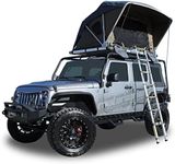 Raptor Series 100000-126800 Offgrid Voyager Truck SUV Camping Rooftop Tent with Ladder, Black