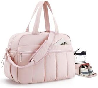 BAGSMART Gym Bag for Women, Duffle Bag for Travel with Wet Pocket, Lightweight Carry on Weekender Duffel, Water Resistant