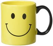 Burton & Burton 9730459 Smiley Face Mug, Yellow