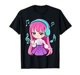 Anime and Music Girl for Teen chibi