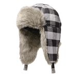Eddie Bauer Hadlock Trapper Hat, Light Gray, L/XL