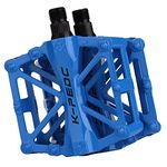 TXJ Sports Bike Pedals 9/16" Bicycle Pedals Mountain Bike, Aluminium Lightweight Platform Pedals for BMX MTB Road Bikes