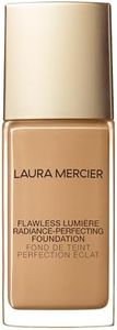 Laura Mercier Flawless Lumière Foundation, 15HR Hydration, Medium to Full Coverage, Improves the Look of Dull and Dry Skin, Luminous Finish, Non-Comedogenic, Vitamin C Infused, 4W1.5 Tawny