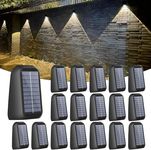 16 Pack Solar Fence Lights Outdoor 