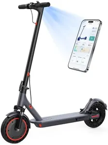 MAXSHOT Electric Scooter for Adults, 8.5"/10" Tires, 19/22Mph, 350W/500W Motor, 21-28 Miles Range, Folding E-Scooter with Dual Suspension,APP(V1/SPRO/MAX) (10"-10.5Ah-500W)