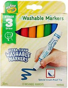 Crayola My First Washable Round Nib Markers (Pack of 8)