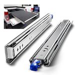 AOLISHENG 1 Pair Locking Heavy Duty Drawer Slides 12 14 16 18 20 22 24 26 28 30 32 34 36 38 40 Inch 250 lb Load Capacity Side Mount Full Extension Ball Bearing Industrial Rail Tool Box Runner