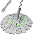 String Mops for Floor Cleaning - Twist Mop, Wringing Mop, Floor Mops for Cleaning, Mop Self Wringing, 58.62-inch Mop with Wringer, Floor Mops Self Wringing for Cleaning Tile, Board and Marble.