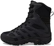 Merrell Men's Moab 3 Tactical 8" Zip Waterproof Military Boot, Black, 11