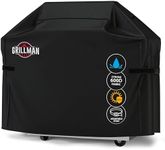 Grillman Heavy-Duty BBQ Cover, Gas Grill Cover for Weber Spirit, Weber Genesis, Char Broil, Nexgrill. Rip-Proof, Waterproof (58 x 24x 48 inches, Black) BBQ Covers