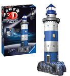 Ravensburger Lighthouse 3D Jigsaw Puzzle for Adults and Kids Age 8 Years Up - Light Up Edition with LED Lighting - 216 Pieces - No Glue Required