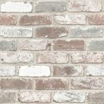 Reclaimed Brick Peel and Stick Wallpaper, RMK12194PL