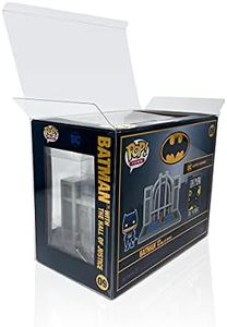 EcoTEK Protectors Compatible with Funko POP Town Vinyl Figures Strong Pop Protector, Crystal Clear Case, Heavy Duty Acid Free w/ Protective Film & (5 Pack)