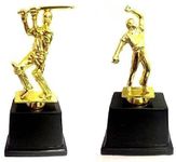 TMW Trophy for Cricket Lover Best Batsman and Bowler Award Trophy Gift Home and Office Decoration