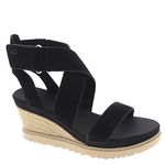 UGG Womens Ileana Sandal, Black, 9 US