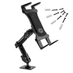 ARKON Heavy-Duty Tablet Wall Mount with 8-Inch Adjustable Arm and 4-Hole AMPS Drill Base for iPad Air/Galaxy Note 10.1 (TAB806)