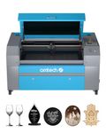 OMTech 70W CO2 Laser Engraver, 400x750 mm Laser Engraving Machine with Digital Control Panel and Caster Wheels, Commercial Laser Cutter Cutting Etching Machine (Without Forklift Unloading)
