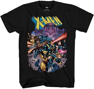 Marvel X-Men Vs Apocalypse Comics 90's Cover Adult T-Shirt Black