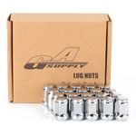 GAsupply 12x1.5 Chrome Lug Nuts, 3/4 inch Hex 1.38 inch Tall, Compatible with Acura Cadillac Chevy Honda Kia Lexus Lincoln Mazda Mitsubishi Pontiac Toyota, 20 Pack