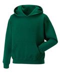 Mischief Ages 1-15 Boys Girls Plain Fleece Hoodie Unisex Childrens Hooded Sweatshirt Pullover Hoody 30+ Colours Bottle Green