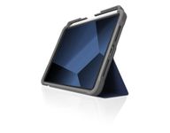 STM Dux Plus for iPad Mini 6th Gen (2021, 8.3 inch) - Rugged Case with Apple Pencil Holder, Magnetic Closure-to-Stand and Sleep/Wake Cover - Mil-Spec Drop Tested - Midnight Blue (STM-222-341GX-03)