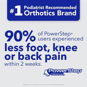 PowerStep Original Insoles – Men’s 7-7.5, Women’s 9-9.5