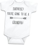 Suprise Pregnancy Announcement Grandpa Newborn Bodysuit (0-3 Months)