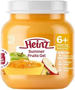 Heinz 6+ Months Summer Fruits Gel Heinz For Baby Baby Food Pouch No Artificial Flavours, No Preservatives, No Added Colours 110g (pack of 6)