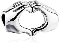 925 Sterling Silver Love in Your Hand Charm Heart Charm Faith Charm Friendship Charm for Pandora Charm Bracelet