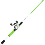 Zebco Roam Baitcast Reel and Fishing Rod Combo, 6-Foot 6-Inch 2-Piece Medium-Heavy Power, Fast Action Rod, DynaMag Cast Control, 6.1:1 Gear Ratio, 12-Pound Line, Left-Hand Retrieve, Green/White/Black