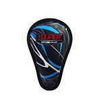 Youper Boys Youth Soft Foam Protective Athletic Cup (Ages 7-12), Kid Athletic Cup for Baseball, Football, Lacrosse, Hockey, MMA (Black Blue)