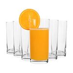 6x Clear 295ml Liberty Highball Glasses - Tall Hi Ball Glass Water Gin Juice Cocktail Drinking Glassware Tumblers Set - By LAV