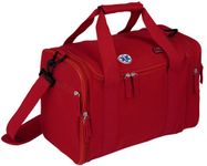 Elite Bags Compact Medical First Aid Bag Red With Multiple Pockets Unkitted