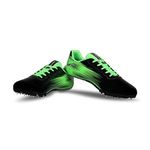 AIVIN Race Running Spikes for Men/Comfortable and Lightweight/Sports SHOE/UK-09(Black/Green)