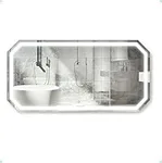 Krugg Octagon LED Bathroom Mirror 6