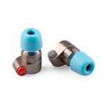 Yinyoo TIN Audio T2 in Ear Headphone Dual Dynamic Driver 2DD Neutral Sounding IEM in Ear Monitor, Balance Sound HiFi Earphone Metal Shell Headset with Detachable 2PIN Cable(T2 Earphone)