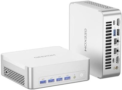 GEEKOM XT1 Mega AI Mini PC,14th Gen Intel Core Ultra U5-125H Processor (14C/18T,up to 4.5 GHz)32GB DDR5 RAM 1TB PCIe Gen4 SSD Mini Desktop Computers, Windows 11Pro/WiFi7/BT5.4/Dual 2.5G LAN/USB4.0/8K